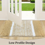 Columbia Bath Mat for Bathroom Pack of 2 (Gold, 38x58 cm)