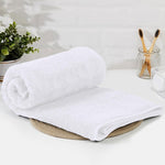 Bamboo Micro Bath Towel – 400 GSM Set of 2 ( 70x140 cm , White)