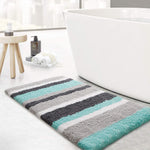 Microfiber Bath Mat  (40x60 cm) Aqua