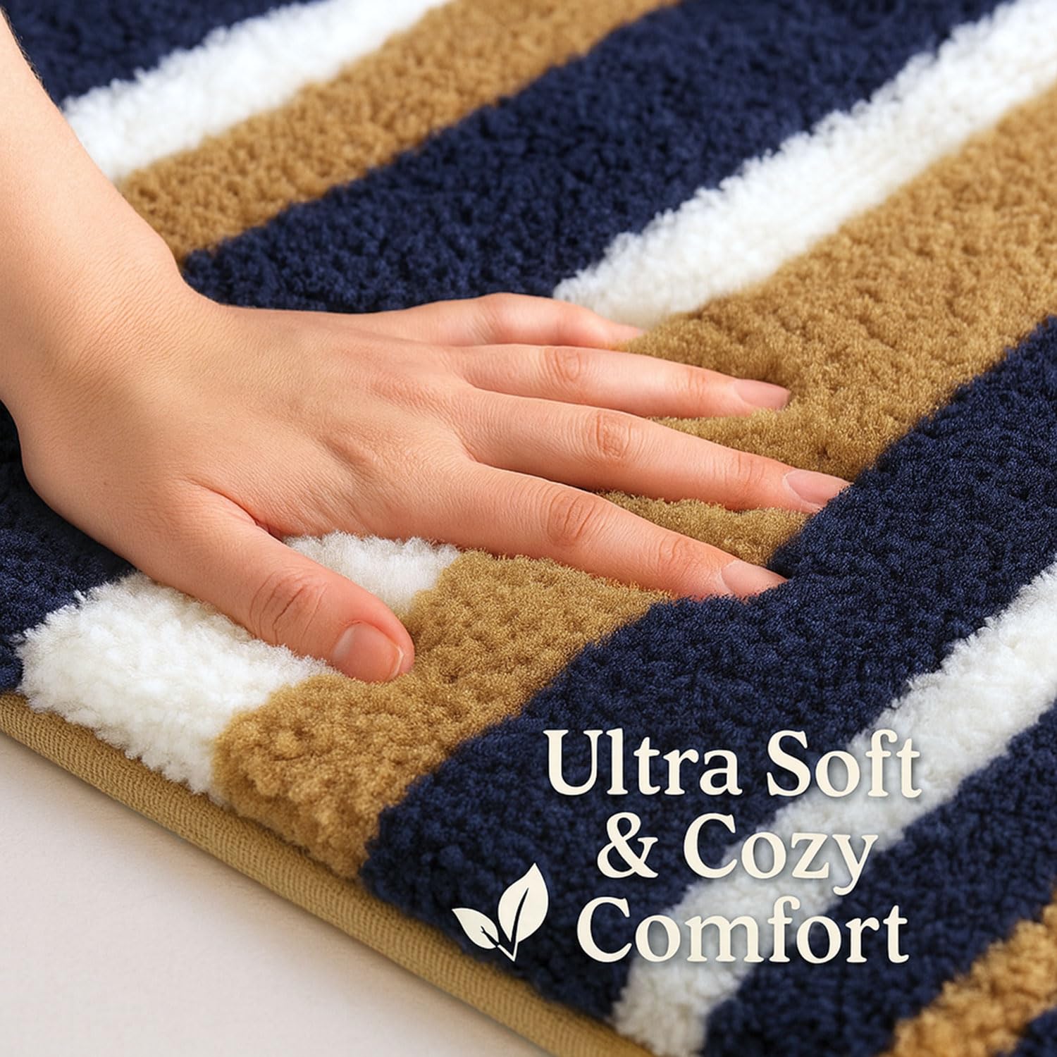 Canada Bath Mat Stripe (40x60 cm, Blue)