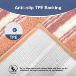 Capetown Bath Mat for Bathroom (Peach, 40x60 cm)
