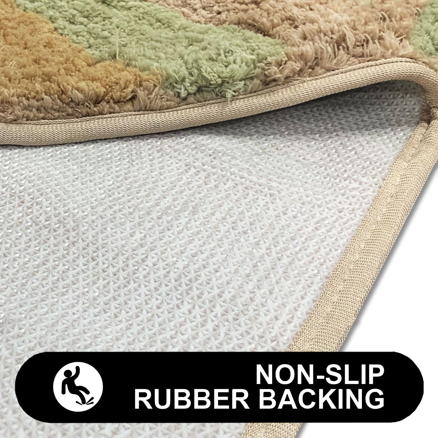 Vegas Kid's Bath Mat (40x60 cm, Leafs)