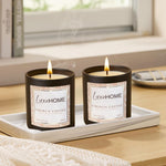 Scented Candles Set of 2 Brown