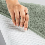 Vegas Microfiber Bath Mat (40x60 cm, Pastel Green) Pack of 1