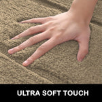 Bathmat 2500 GSM Microfiber Pack of 2 (Anti Gold, 40cm x 60cm)