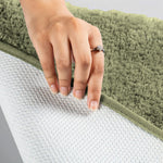 Vegas Microfiber Bath Mat (40x60 cm, Green) Pack of 2