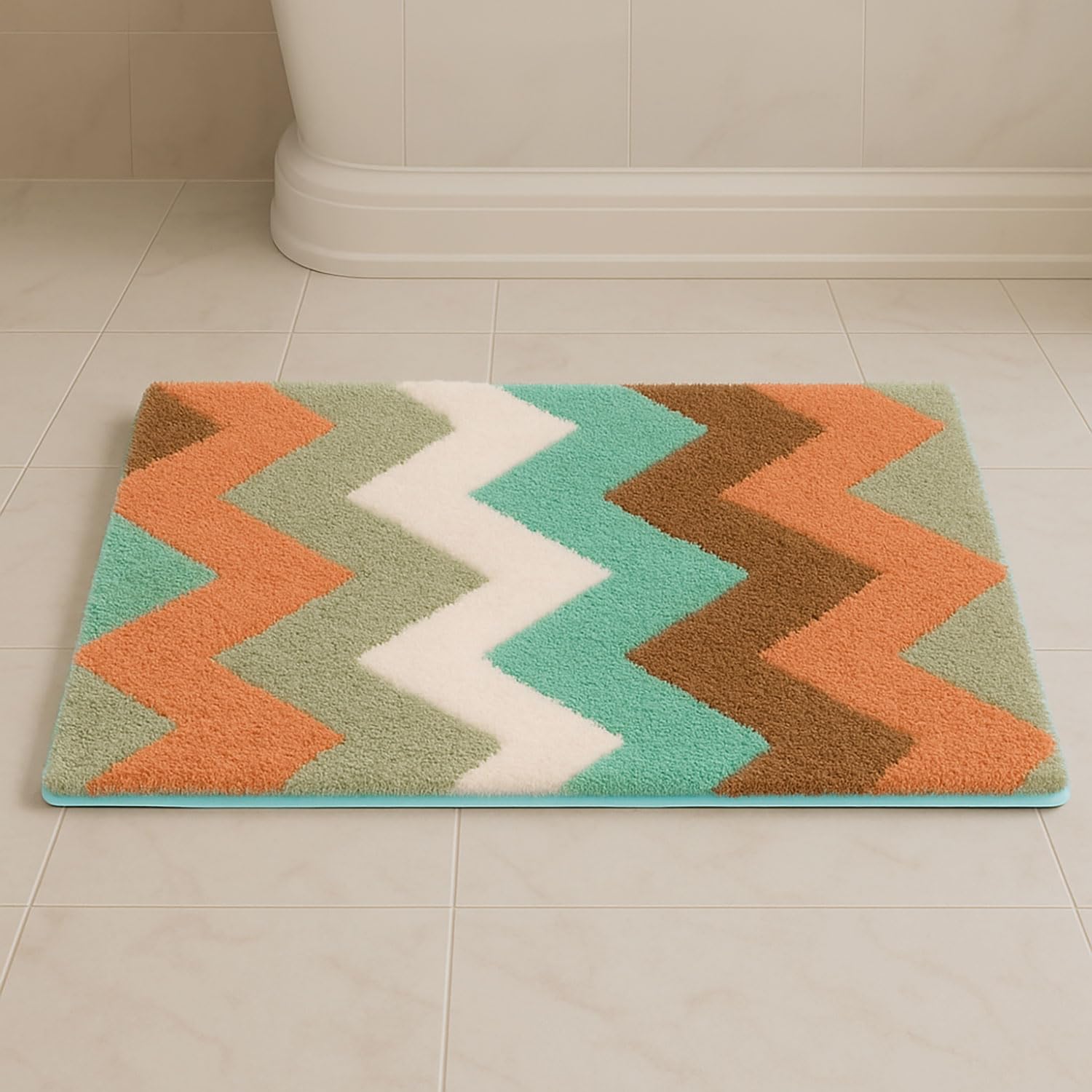 Canada Bath Mat ZigZag (40x60 cm, Rust)