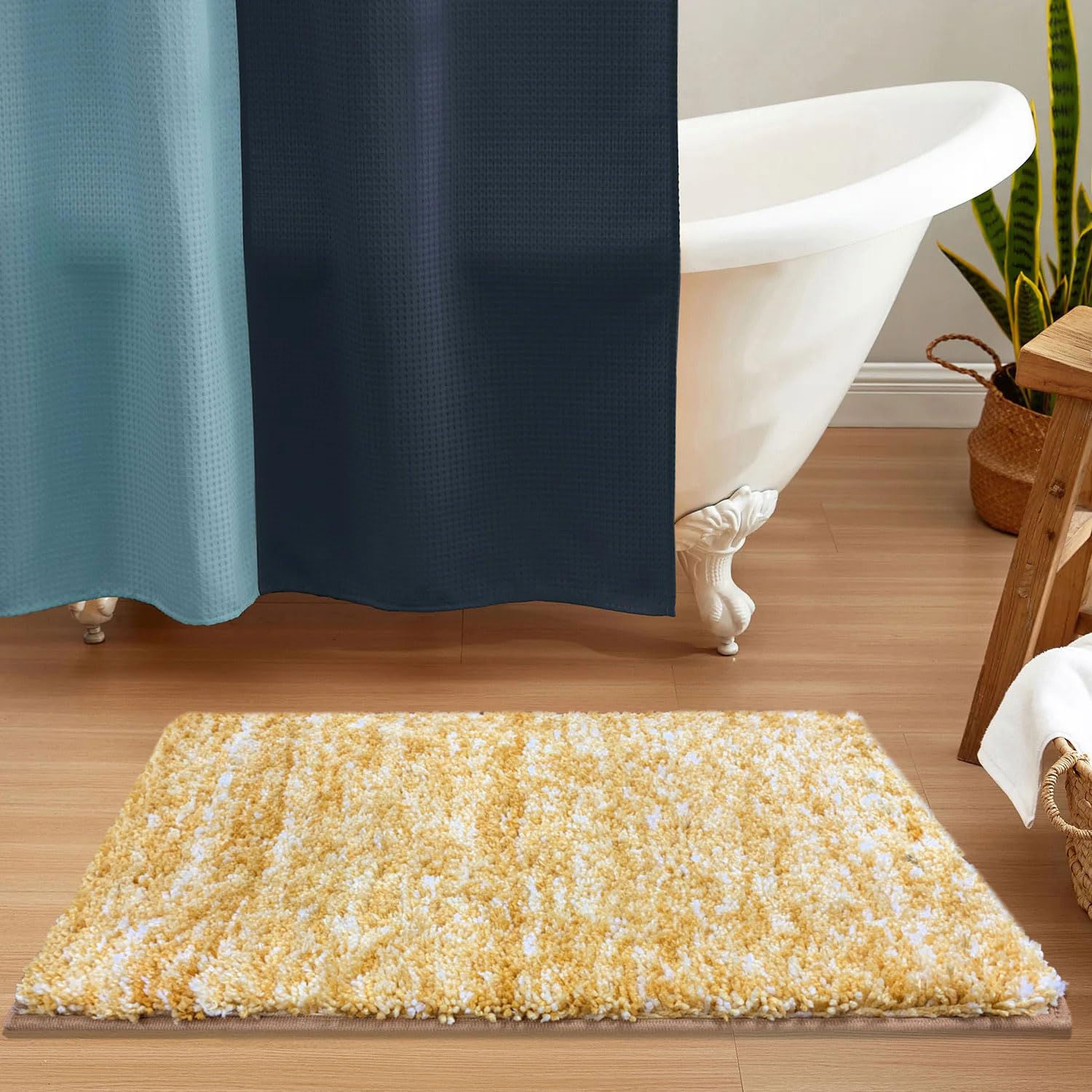 Hawaii Bath Mat Super Soft (Gold, 40cm x 60cm)