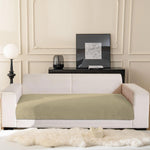 Rabbit Fur Sofa Cover 3 Seater (Gold, 68x183 cm)