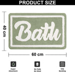 Canada Super Soft Bath Mat (40x60 cm, Light Green)