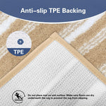 Capetown Bath Mat for Bathroom (Lt. Beige, 40x60 cm)