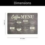 Kitchen Place Mat Set Of 6 (30x45 CM Coffee)