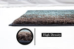 Oyster Microfiber Bathroom Mat (38x58cm , Burnt Green)