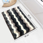 Birmingham Bathmat for Bathroom Pack of 2 (38x58 cm Grey)