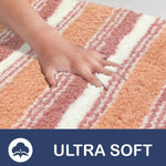 Capetown Bath Mat for Bathroom (Peach, 40x60 cm)