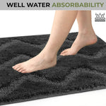 Scotland Waves BathMat (38x58 cm, Silver)