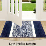 Columbia Bath Mat for Bathroom Pack of 2 (Navy Blue, 38x58 cm)