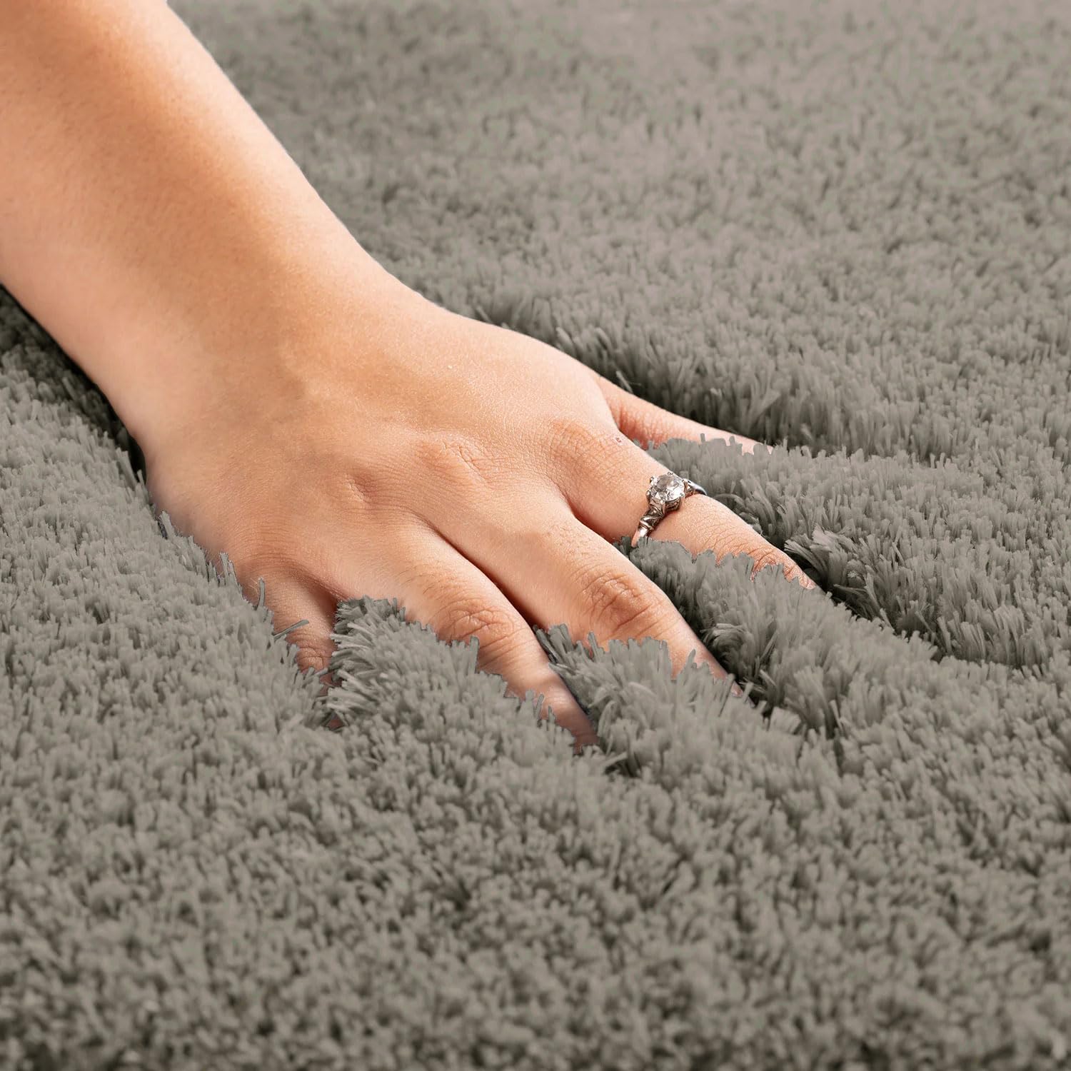 Vegas Microfiber Bath Mat (40x60 cm, Taupe) Pack of 1
