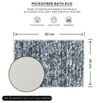 Hawaii Bath Mat Super Soft (Charcoal, 40cm x 60cm)