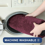 Newman Microfibre Bath Mat (40X60 Cm, Wine)