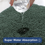 Microfiber Bathmat 2500 Gsm (Hunter Green,40Cm X 60Cm)