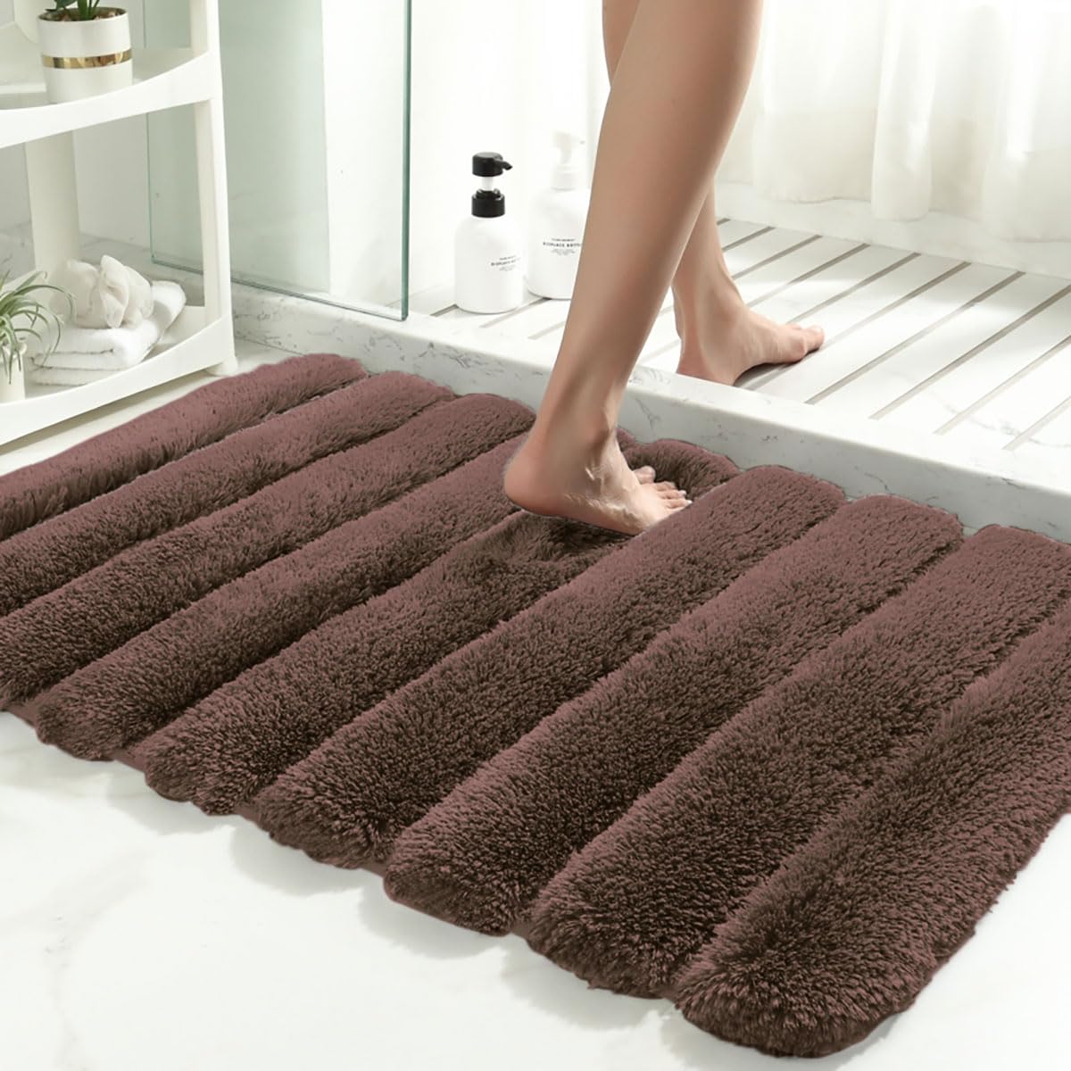 Toronto Bathmat Super Soft Microfiber (40x60 cm, Choco)