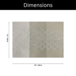 Dining Table Placemat Set of 2 (30x45 CM Multi )