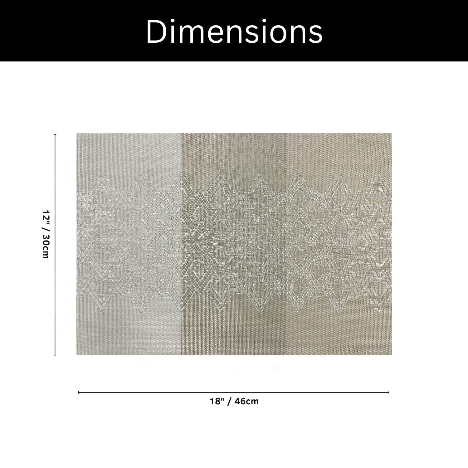 Dining Table Placemat Set of 2 (30x45 CM Multi )