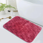 Hawaii Bath mat Anti Skid (Pastel Red, 45 x 75 Cm)