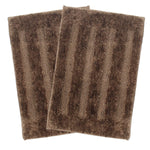 Bathmat 2500 GSM Microfiber Pack of 2 (Coffee, 40cm x 60cm)