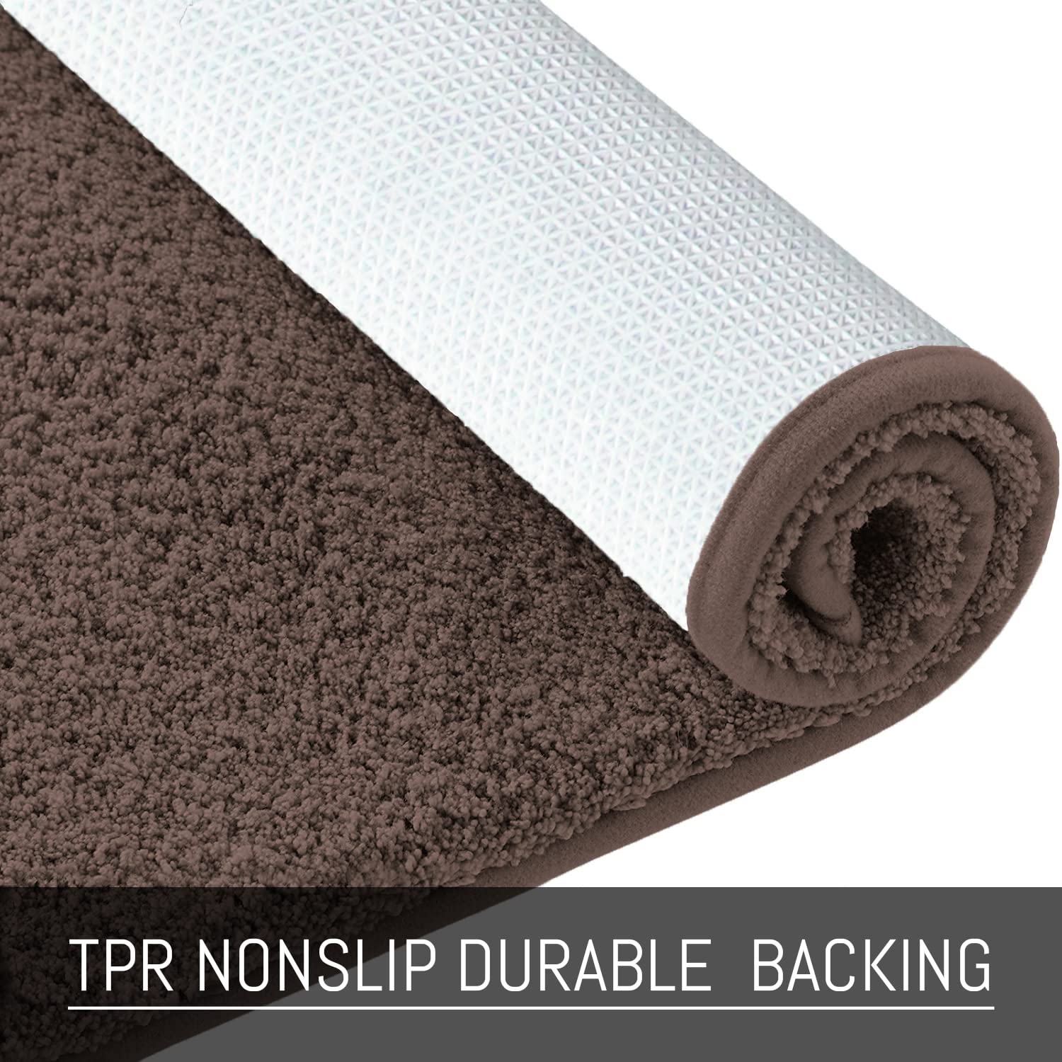 Sensuous Runner 2500 GSM Microfiber Anti Skid (Coffee, 2ft x 5ft)