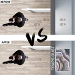 Cuba PVC Door Mats Anti Fatigue - Wave Black (40x60 cm)