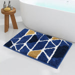 Macau Trangle Bath Mat (40x60 cm,Blue)