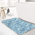 Hawaii Bath Mat Super Soft (Sky Blue, 40cm x 60cm)