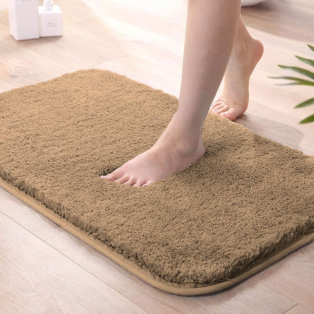 Vegas Microfiber Bath Mat (40x60 cm, Gold) Pack of 1