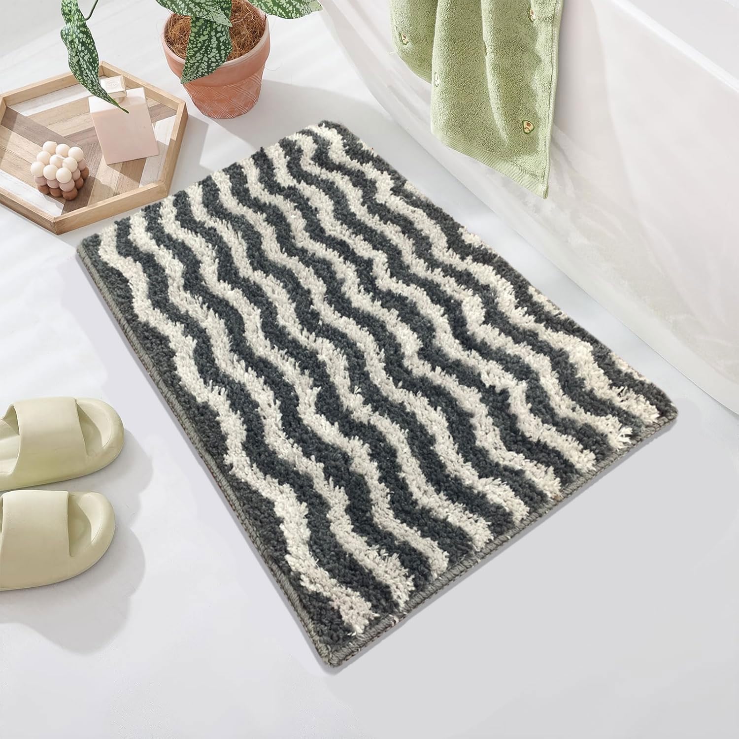 Berlin Bath Mat ( 38x58 cm,Slate)