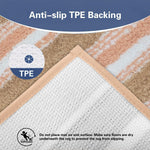 Capetown Bath Mat for Bathroom (Beige, 40x60 cm)