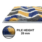 Macau ZigZag Bath Mat (40x60 cm,Yellow)