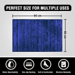 Toronto Bathmat Super Soft Microfiber (40x60 cm, Blue)
