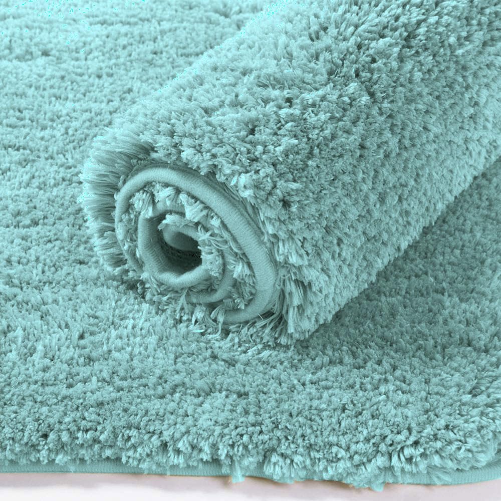 Newman Microfibre Bath Mat (60X90 Cm,Aqua)