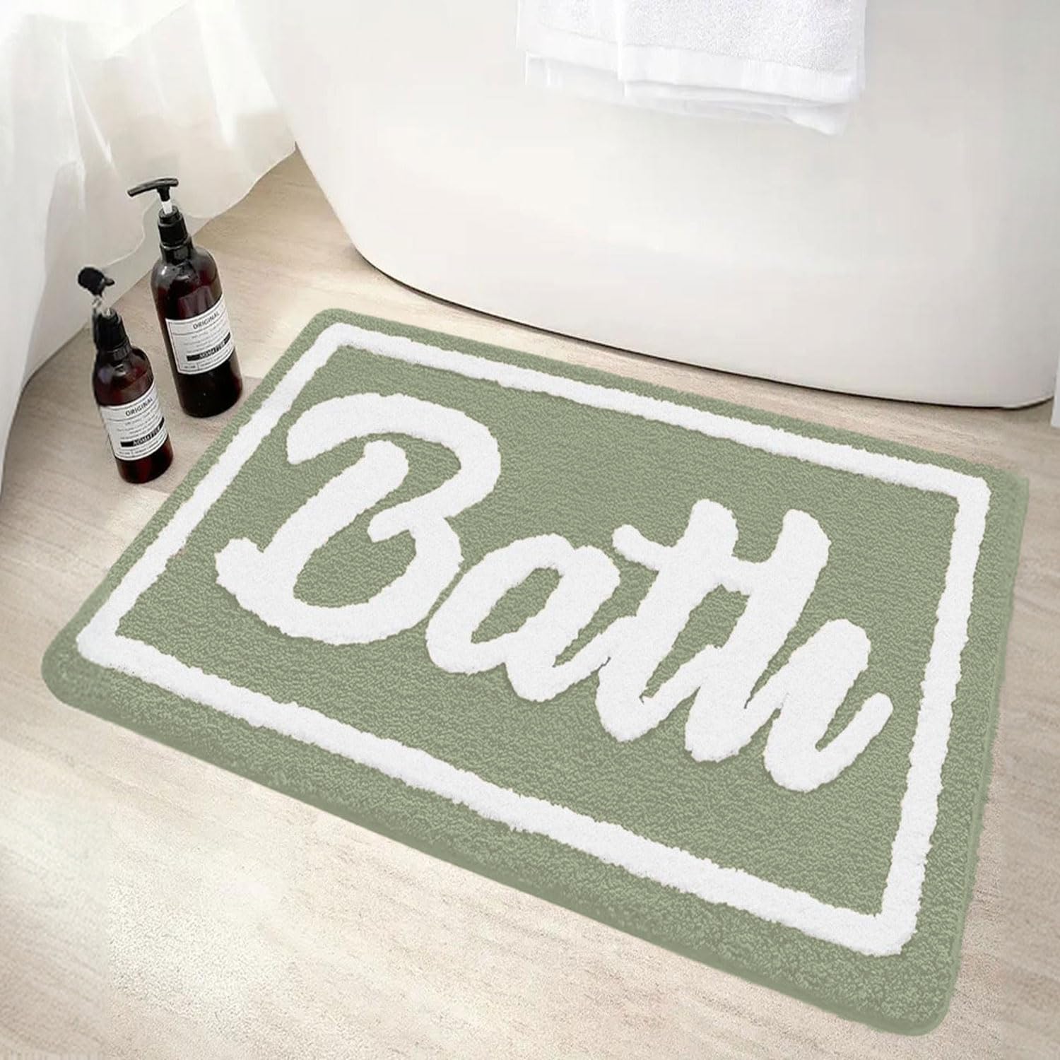 Canada Super Soft Bath Mat (40x60 cm, Light Green)