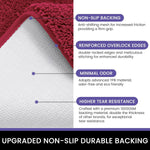 Newman Bath Mat 2500 GSM (60x90 cm, Maroon)