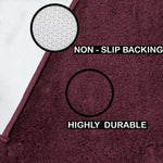 Newman Carpet For Bedroom (4X6 Feet, Wine)