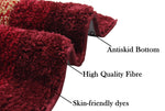 Super Soft Microfiber Mat for Home Pack of 2 (38x58cm, lava)