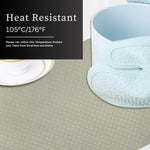 Placemat for Dining Table Set of 6(30x45 CM Grey)