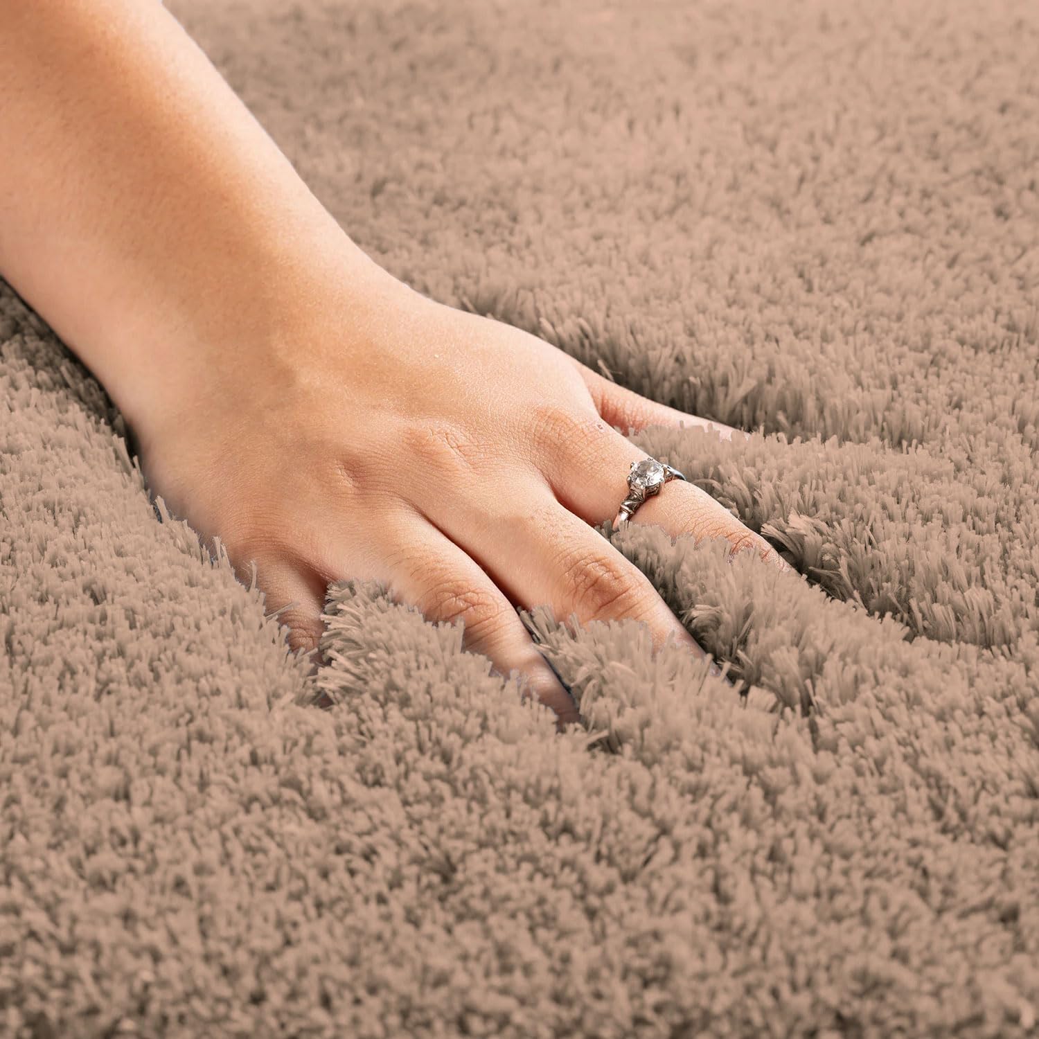 Vegas Microfiber Runner For Bedroom (2X5 Ft,Rust)