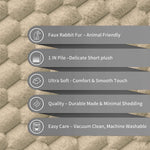 Cushion Cover Super Soft (16 x 16 Inch Beige)