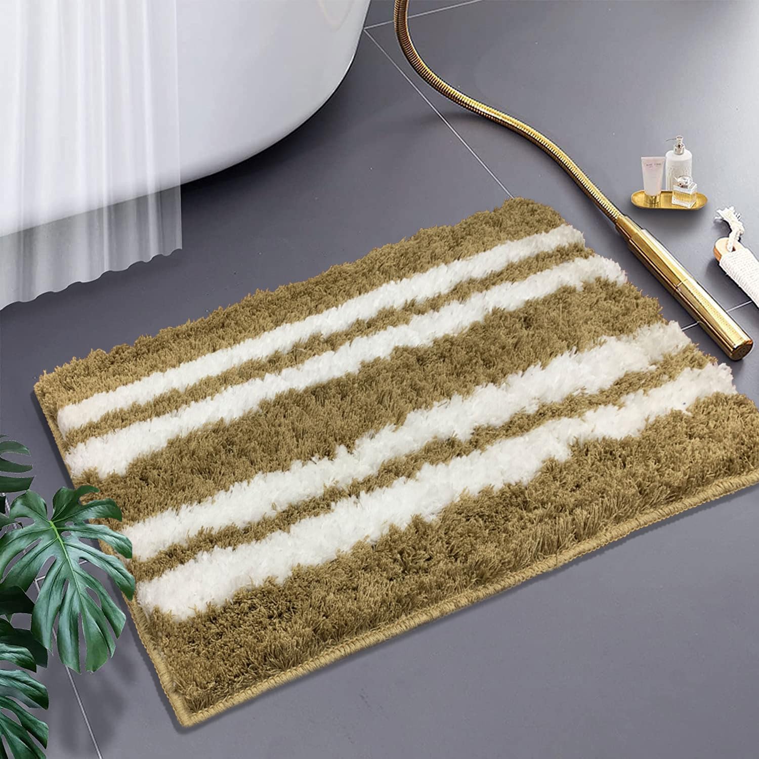 Florida Bath Mat 2000 GSM (38x58 cm, Gold)