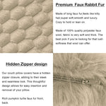 Cushion Cover Super Soft (16 x 16 Inch Beige)