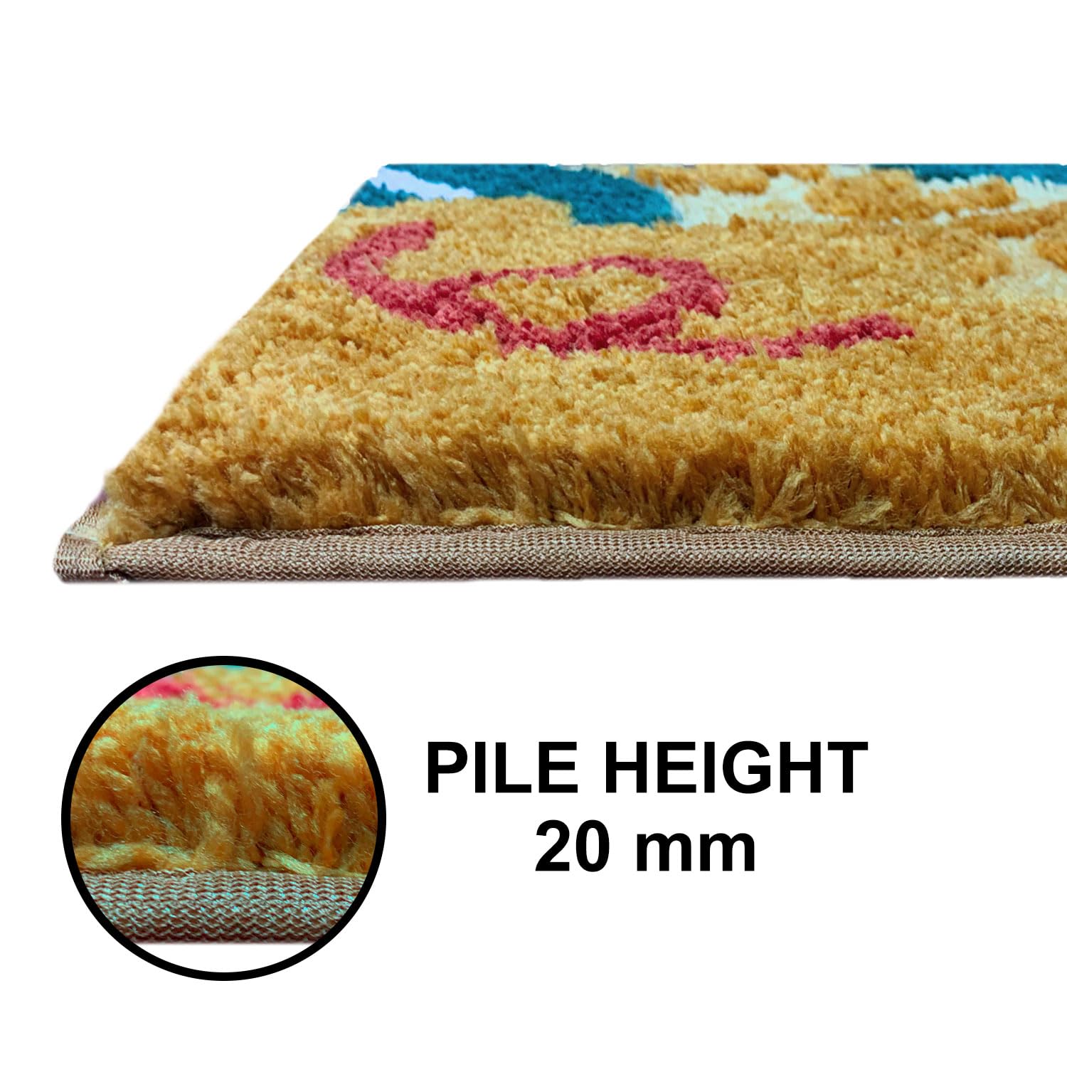Macau Sunny Bath Mat (40x60 cm,Yellow)